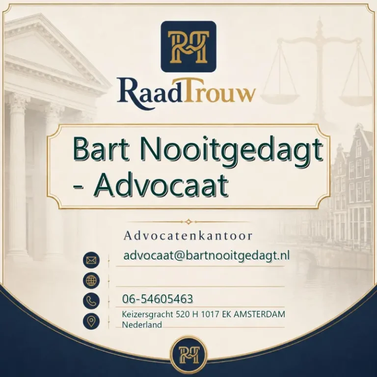 Bart Nooitgedagt – Advocaat