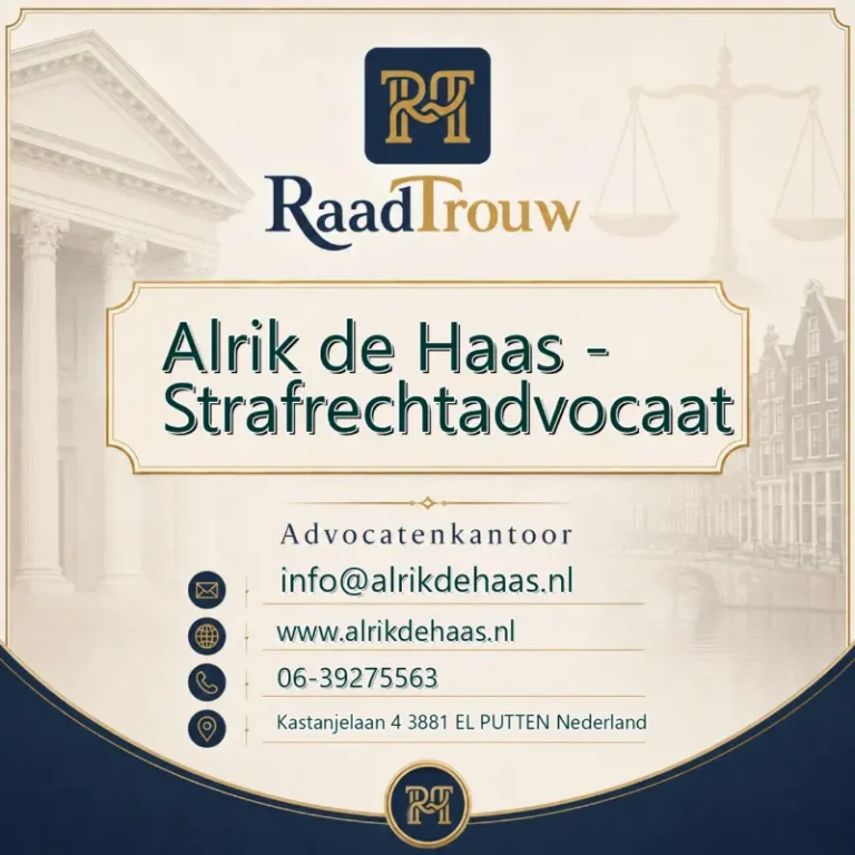 Alrik de Haas – Strafrechtadvocaat