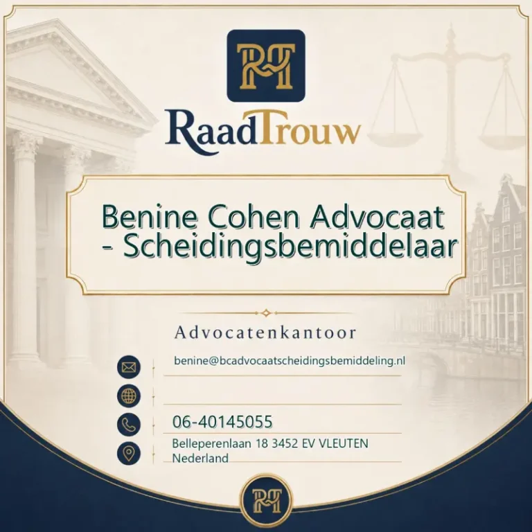 Benine Cohen Advocaat – Scheidingsbemiddelaar