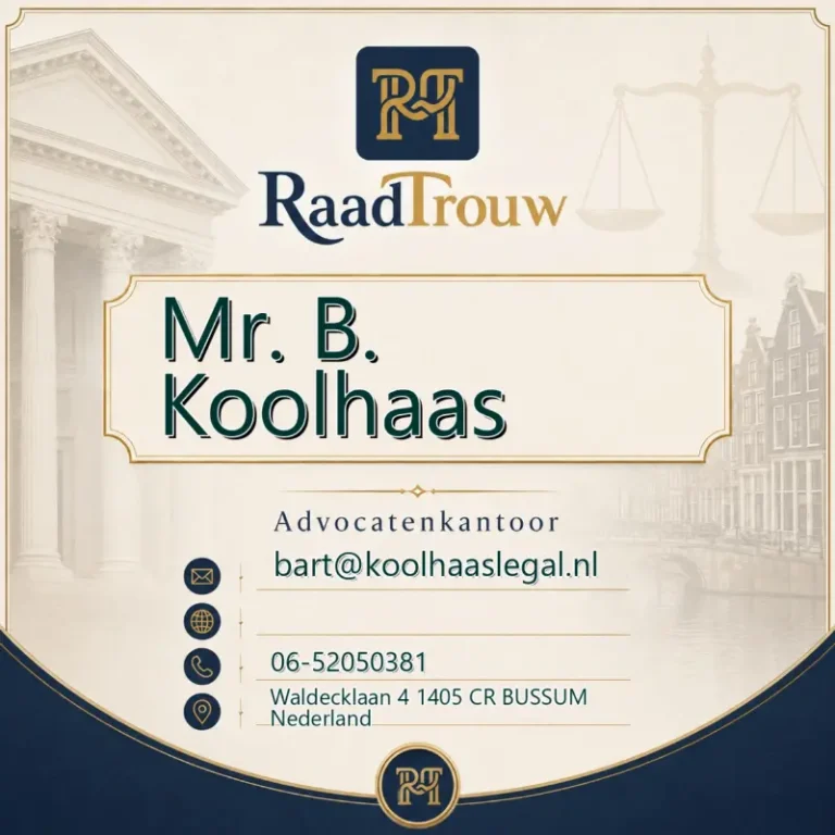 Mr. B. Koolhaas