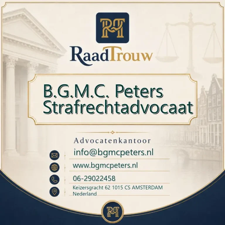 B.G.M.C. Peters Strafrechtadvocaat