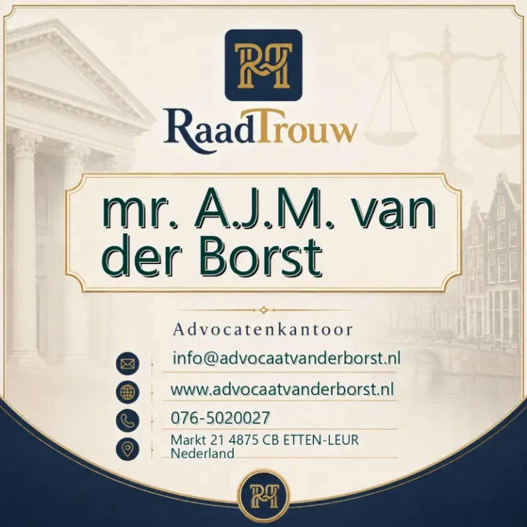 mr. A.J.M. van der Borst