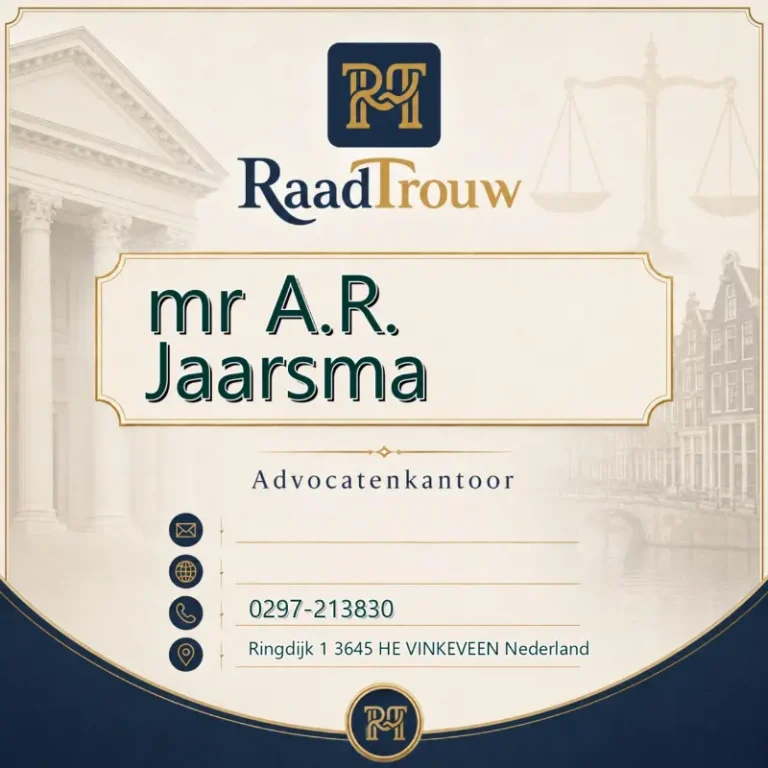 mr A.R. Jaarsma