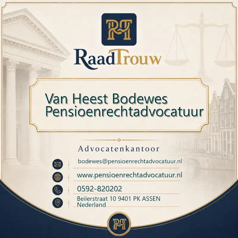 Van Heest Bodewes Pensioenrechtadvocatuur