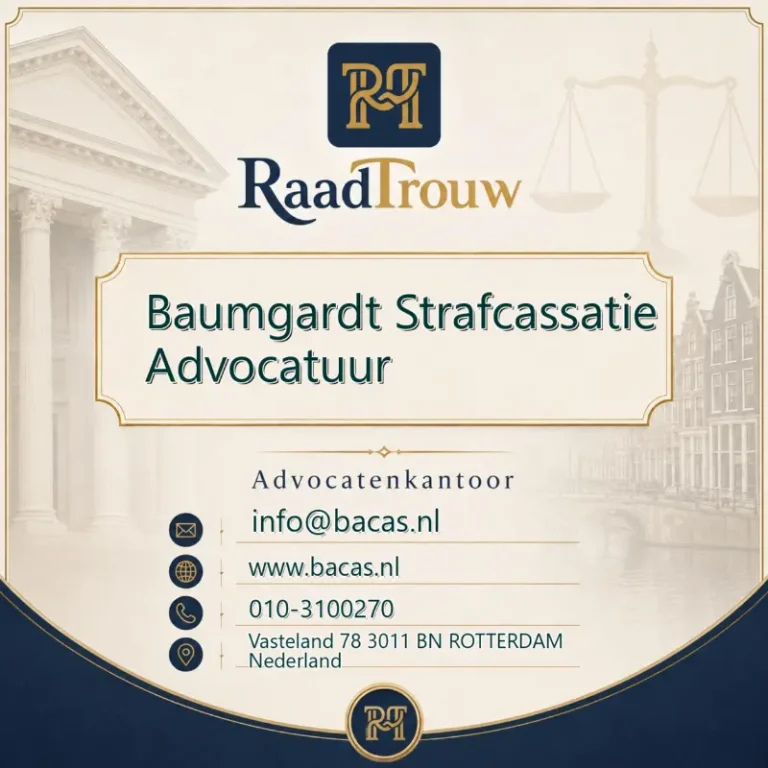 Baumgardt Strafcassatie Advocatuur