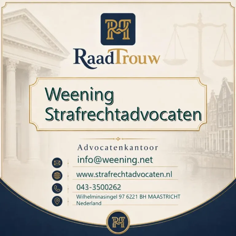 Weening Strafrechtadvocaten